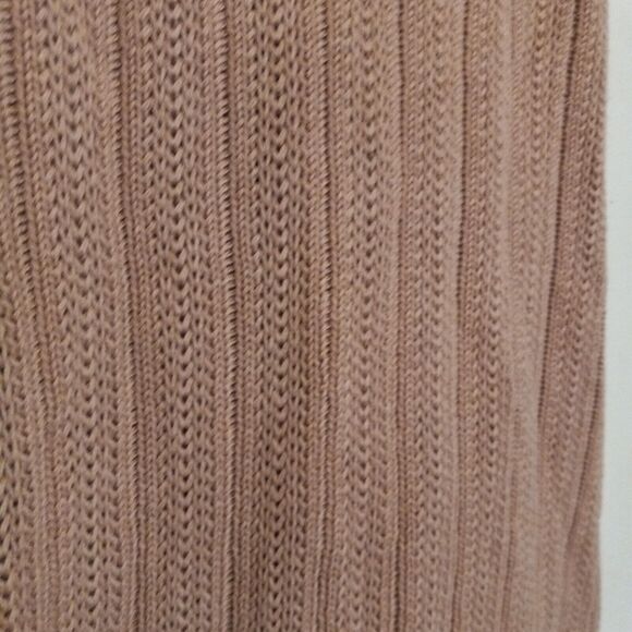 American Eagle Crochet V Neck Swing Dress-Small-Lace Up Back-Sweater Knit-NEW - Picture 5 of 10